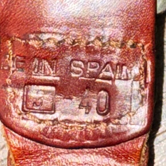 Braided Leather Belt with Silver Buckle fasten any point - Picture 8 of 10